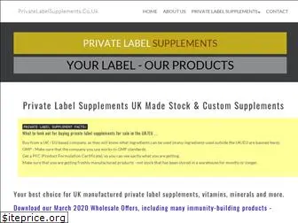 privatelabelsupplements.co.uk