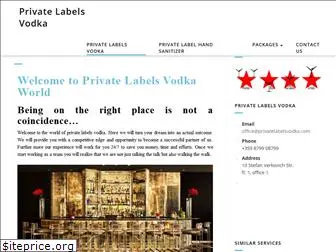 privatelabelsvodka.com