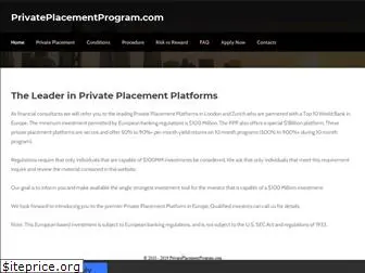 privateplacementprogram.com