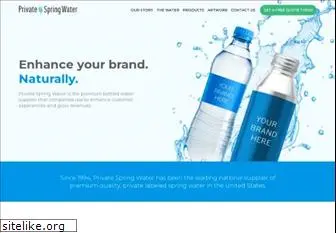 privatespringwater.com