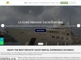 privateyachtdubai.com