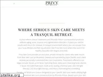 privyskincare.com