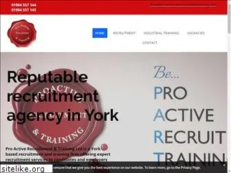 proactiverecruitmentandtraining.com