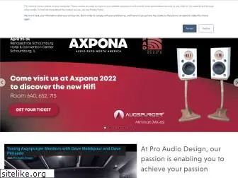 proaudiodesign.com