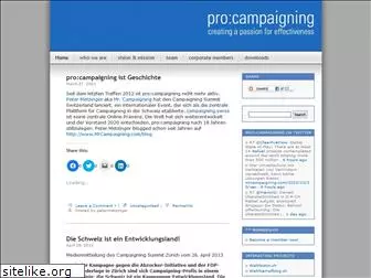 procampaigning.org