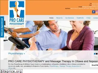 procarephysiotherapy.com