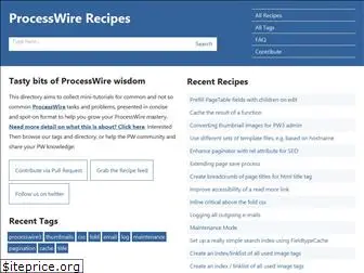 processwire-recipes.com