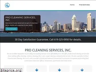 procleaningservices.net
