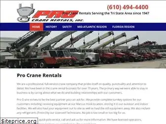 procranerentals.com