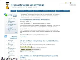 procrastinators-anonymous.org