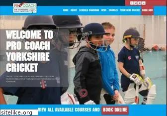 procricketcoachingacademy.com