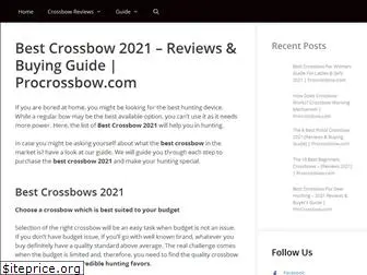 procrossbow.com