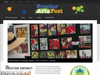 proctorartsfest.com