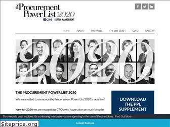 procurementpowerlist.com