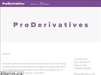 proderivatives.com