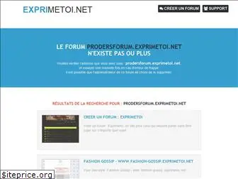 prodersforum.exprimetoi.net