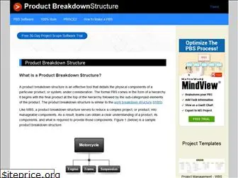 productbreakdownstructure.com