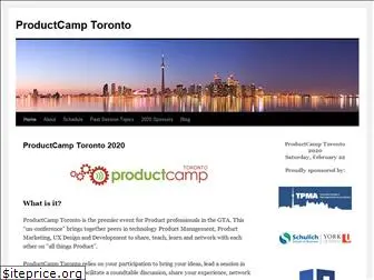 productcamptoronto.ca