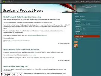productnews.userland.com