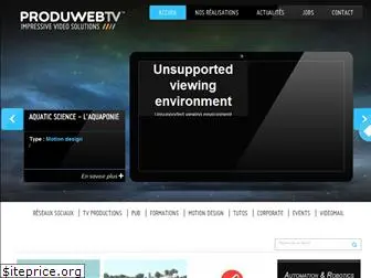 produwebtv.be