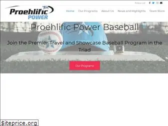 proehlificpowerbaseball.com