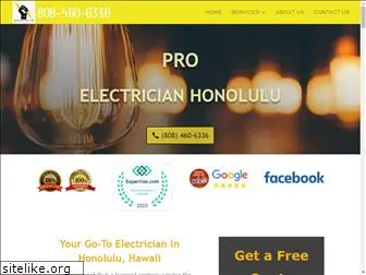 proelectricianhonolulu.com