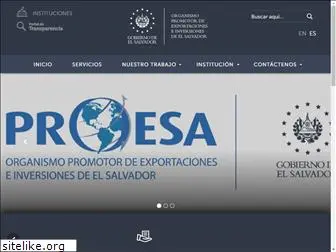 www.proesa.gob.sv