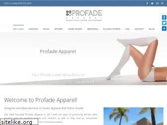 profadeapparel.com