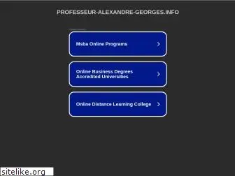 professeur-alexandre-georges.info