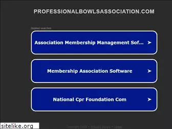 professionalbowlsassociation.com