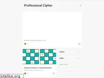 professionalcipher.com