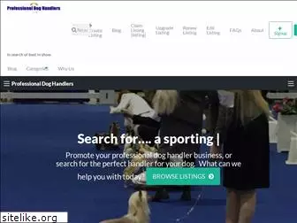 professionaldoghandlers.com
