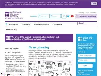 professionalstandards.org.uk