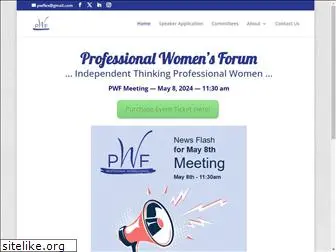 professionalwomensforum.com