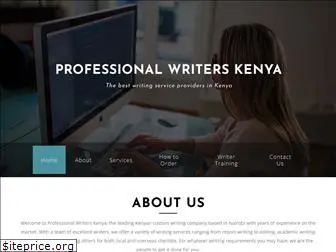 professionalwriterskenya.com