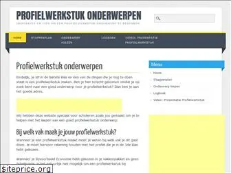 profielwerkstukonderwerpen.com