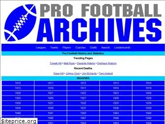 profootballarchives.com