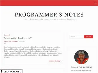 programmersnotes.com