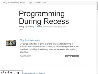 programming-during-recess.net