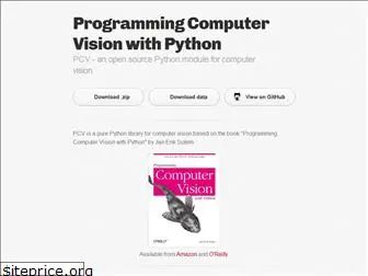 programmingcomputervision.com