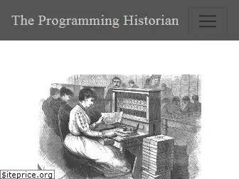 programminghistorian.org