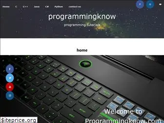 programmingknow.com