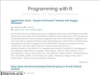 programmingwithr.com