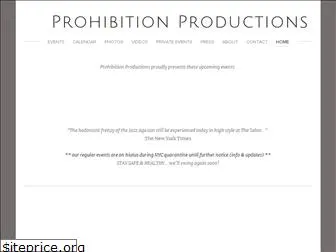 prohibitionproductions.com