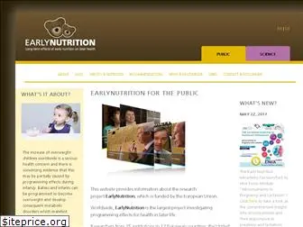 project-earlynutrition.eu