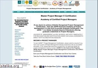 projectmanagementcertification.org