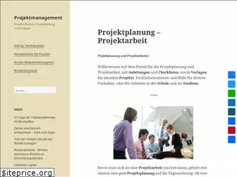 projektarbeit-projektplanung.de