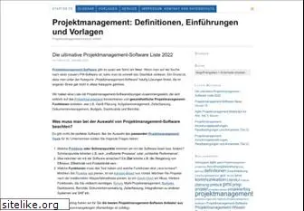 projektmanagement-definitionen.de