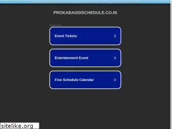 prokabaddischedule.co.in