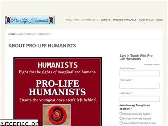 prolifehumanists.org